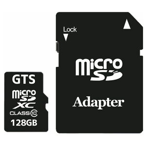 GTS microSDXCJ[h 128GB 40MB/s Class10 UHS-I h 1(GSMS128PAD) ڈ݌=