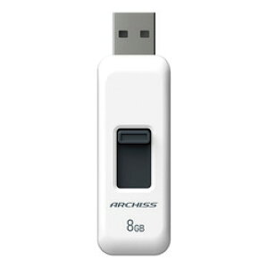 A[LTCg USBtbV USB2.0Ή 8GB(AS-008GU2-PSW) ڈ݌=