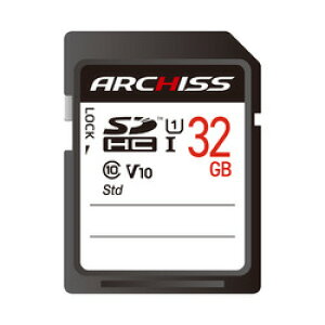 �A�[�L�T�C�g ARCHISS Standard SDHC������?�J�[�h UHS-I U1 C10 V10 32GB(AS-032GSD-SU1) �ڈ��݌�=��