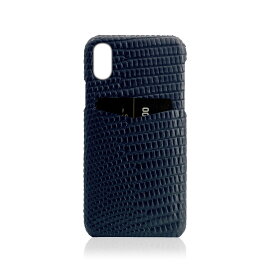 SLG Design iPhone XR Lizard Leather Back Case ブルー(SD13699i61) 目安在庫=△