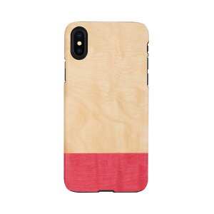 manwood iPhone XS Max real wood case Miss match(I13886i65) d݌ɕi[[֑Ώۏi]