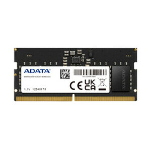 ADATA@Technology AD5S48008G-S DDR5 4800 SO-DIMM W[ 8GB 262s ڈ݌=[[֑Ώۏi]