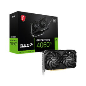 MSI MSI RTX4060搭載 VGA [GeForce RTX 4060 Ti VENTUS 2X BLACK 8G OC] 目安在庫=○