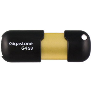Gigastone USB3.0�t���b�V�������� �X���C�h�� 64GB �u���b�N/�S�[���h 1��(GJU364GSLJ) �ڈ��݌�=��