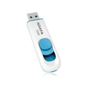 ADATA@Technology DashDrive C008 XCh USBtbVhCu 32GB White/Blue(AC008-32G-RWE) ڈ݌=[[֑Ώۏi]