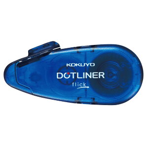 コクヨ KOKUYO テープのり ドットライナーフリック 本体 6mm×12m 青 1個(タ-DM4900-06B) 目安在庫=○