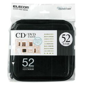GR ELECOM CD DVDP[X Z~n[h t@Xi[t 52 ubN CCD-H52BK [J[݌ɕi