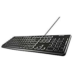 �o�b�t�@���[ BSKBU100ENBK USB�ڑ� �L���X�^���_�[�h�L�[�{�[�h English�z�� �ڈ��݌�=��