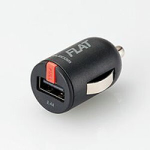 GR ELECOM VK[`[W[1USB|[gRpNg 2.4A ubN MPA-CCU11BK [J[݌ɕi