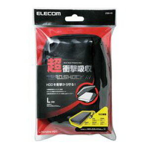 GR ELECOM HDDP[X ZEROSHOCK LTCY ubN ZSB-HD003BK ڈ݌=