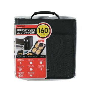 GR ELECOM CD DVDP[X t@Xi[t 160 CCD-SS160BK [J[݌ɕi