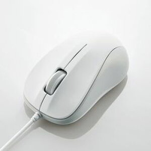 �G���R�� ELECOM ���w���}�E�X USB 3�{�^�� �z���C�g ROHS�w�ߏ��� M-K5URWH RS(M-K5URWH/RS) �ڈ��݌�=��