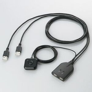 GR ELECOM USBΉP[ǔ^L[{[hE}EXpp\Rؑ֊(KM-A22BBK) [J[݌ɕi