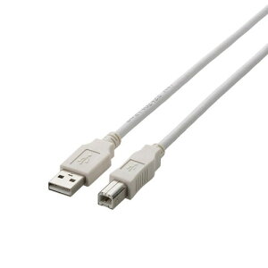 GR ELECOM USB2.0P[u A-B^Cv m[} 5m zCg U2C-BN50WH [J[݌ɕi