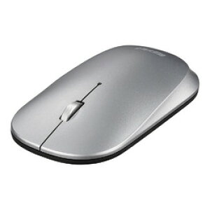 バッファロー 薄型 3ボタン Bluetooth BlueLEDマウス ノーマル シルバー(BSMBB330NSV) 目安在庫=△