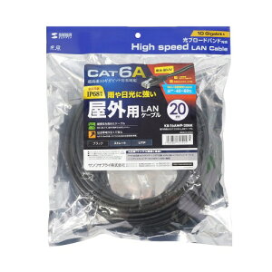TTvC SANWA SUPPLY KB-T6AWP-20BK OphJeS6A LANP[u [J[݌ɕi