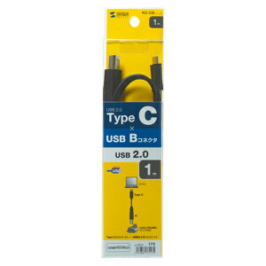 �T�����T�v���C SANWA SUPPLY USB2.0 TypeC - B�P�[�u�� 1m KU-CB10 ���[�J�[�݌ɕi