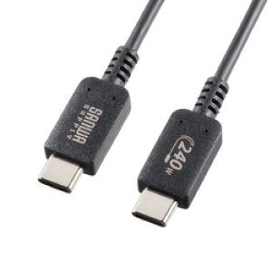 �yP5S�z�T�����T�v���C USB2.0 Type-C PD240W�Ή� �P�[�u��(KU-CCPE10) ���[�J�[�݌ɕi[���[���֑Ώۏ��i]