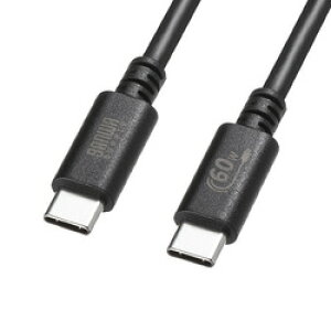 �yP5S�z�T�����T�v���C USB 2.0 Type-C�P�[�u��(PD60W�E3m�E�u���b�N)(KU-CCP6030BK) ���[�J�[�݌ɕi