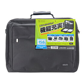 サンワサプライ PCキャリングバッグ(15.6型ワイド対応) BAG-U54BK2 メーカー在庫品