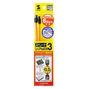 TTvC SANWA SUPPLY VAATA3P[u 0.5m TK-SATA3-05 [J[݌ɕi