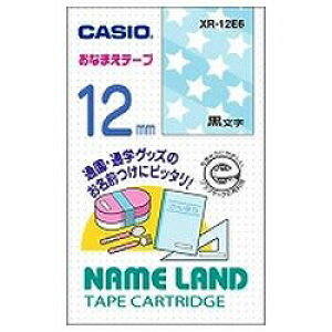 JVIvZ@ CASIO l[he[v12~ Oe[v XR-12E6 ڈ݌=