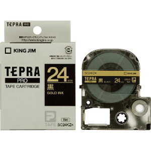 �L���O�W�� KING JIM PRO�e�[�v �J���[���x�� 24mm ��/������ SC24KZ �ڈ��݌�=��