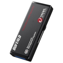 バッファロー RUF3-HS4GTV セキュリティUSB3.0メモリ ウイルスチェック 4GB 目安在庫=△ USBメモリ・フラッシュドライブ