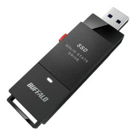バッファロー SSD-SCT1.0U3-BA PC対応 USB3.2(Gen2) TV録画 スティック型TypeC付属 目安在庫=○