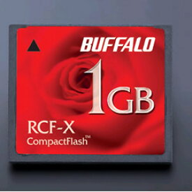 バッファロー RCF-X1GY　コンパクトフラッシュ 1GB　「RCF-Xシリーズ」 目安在庫=○