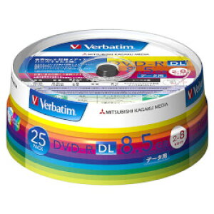 Verbatim DVD-R DL 8.5GB 25XshEIJPCh DHR85HP25V1 ڈ݌=