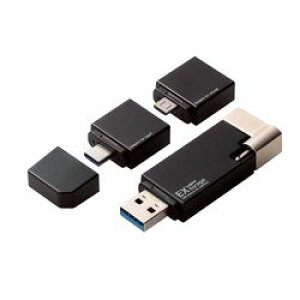 WebNiGRj ELECOM Logitec Lightning USB USB3.1 USB3.0Ή 32GB microUSBϊA_v^+Type-C(LMF-LGU3A032GBK) ڈ݌=y6܂Ń|Cg10{zyʌz