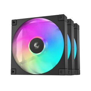 Deepcool FD14 ARGB-3 IN 1/140mm ARGBP[Xt@ 3pbN/ubN/fCW[`F[ڑΉ/MBΉ/nCh(R-FD14-BKAPN3-G) ڈ݌=