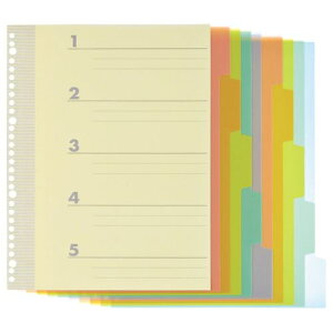 TPS インデックス(PP) A4タテ 2・4・30穴 5山2組 1セット(20パック)(4934297023236 x20) 目安在庫=○