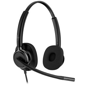 HP(Inc.) HP Poly Mission 425 Stereo USB Wired Headset Classic WW(C01B3AA#AC3) �ڈ��݌�=��