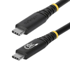StarTech�Dcom USB4�P�[�u��/2m/20Gbps/240W PD/4K120Hz/Type-C/�u���b�N(CC2M20GUSB4TP) �ڈ��݌�=��