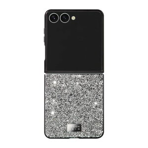 DESIGNSKIN DESIGN SKIN �v���~�A���N���X�^���P�[�Xfor Galaxy Z Flip7 �V���o�[(DSK28053GZFP7) �d����݌ɕi