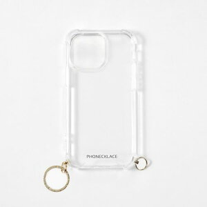 PHONECKLACE �t�H���l�b�N���X �X�g���b�v�p�����O�t���N���A�P�[�X�@for iPhone 15 Pro(PN25605i15PM) �d����݌ɕi[���[���֑Ώۏ��i]