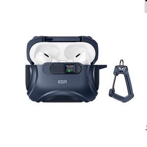 ESR Cyber MagSafe�Ή��t���b�N���b�N�P�[�X for AirPods Pro 3 �_�[�N�u���[(ES28015APP3) �d����݌ɕi