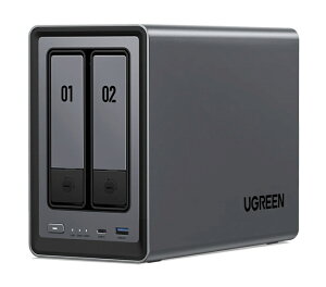 UGREEN ��12���� N series 4�R�ACPU���� 2.5GbE 2�x�CNAS �f�B�X�N���X���f�� DDR5(DXP2800) �ڈ��݌�=��