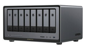 UGREEN ��12���� Corei5 10�R�ACPU���� 10GbE×2 8�x�CNAS �f�B�X�N���X���f�� DDR(DXP8800 Plus) �ڈ��݌�=��