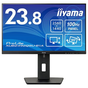 iiyama ProLite23.8�^ ���C�h�t���f�B�X�v���C ProLite XUB2492QSU-B1A(2560x144 �ڈ��݌�=��