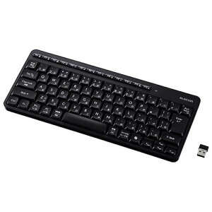 �G���R�� ELECOM 2.4GHz�É��~�j�L�[�{�[�h �u���b�N 1��(TK-QT11MDMBK) �ڈ��݌�=��