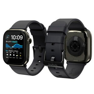 KeyBudz Artisan �v���~�A���{�v�o���h for Apple Watch 49/46/45/44mm �u���b�N(KB28467AW) �d����݌ɕi