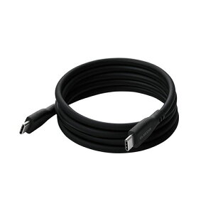 �G���R�� ELECOM �܂Ƃ܂�}�O�l�b�g�P�[�u��(USB Type-C - USB Type-C/�Ȃ߂炩) 1m �u���b�N(MPA-CCTMGS10BK) ���[�J�[�݌ɕi