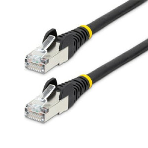 StarTech�Dcom �J�e�S��6A(CAT6A)LAN�P�[�u���^1.5m�^�u���b�N�^�n���Q���t���[(NLBK-150-CAT6A-PATCH) �ڈ��݌�=��