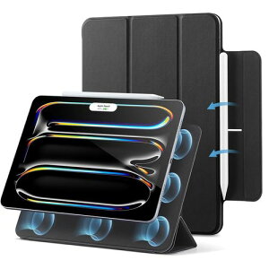 ESR REBOUND �}�O�l�b�g�z���� Smart Folio�P�[�X for iPad Pro 13�C���` �iM5/M4�j �u���b�N(ES28512) �d����݌ɕi