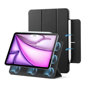 ESR REBOUND �}�O�l�b�g�z���� Smart Folio�P�[�X iPad Air 13 / iPad Pro 12.9 �u���b�N(ES28513) �d����݌ɕi
