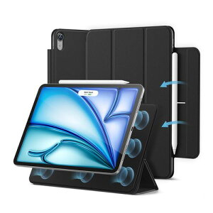 ESR REBOUND �}�O�l�b�g�z���� Smart Folio�P�[�X iPad Air 11�iM4/M3/M2/��5/4����j�u���b�N(ES28516) �d����݌ɕi