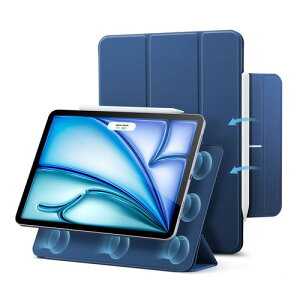 ESR REBOUND �}�O�l�b�g�z���� Smart Folio�P�[�X iPad Air 11�iM4/M3/M2/��5/4����j�l�C�r�[�u���[(ES28517) �d����݌ɕi